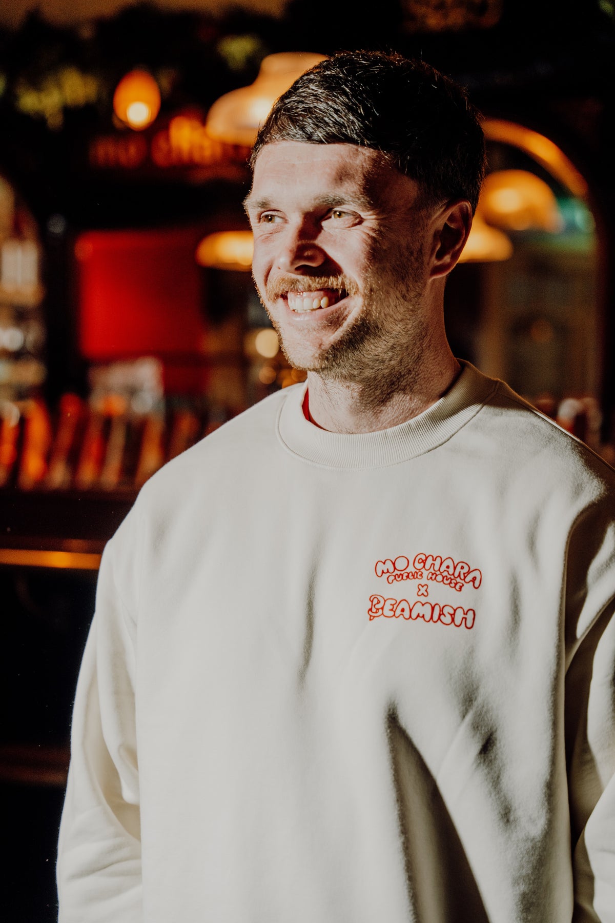 beamish cream sweatshirt