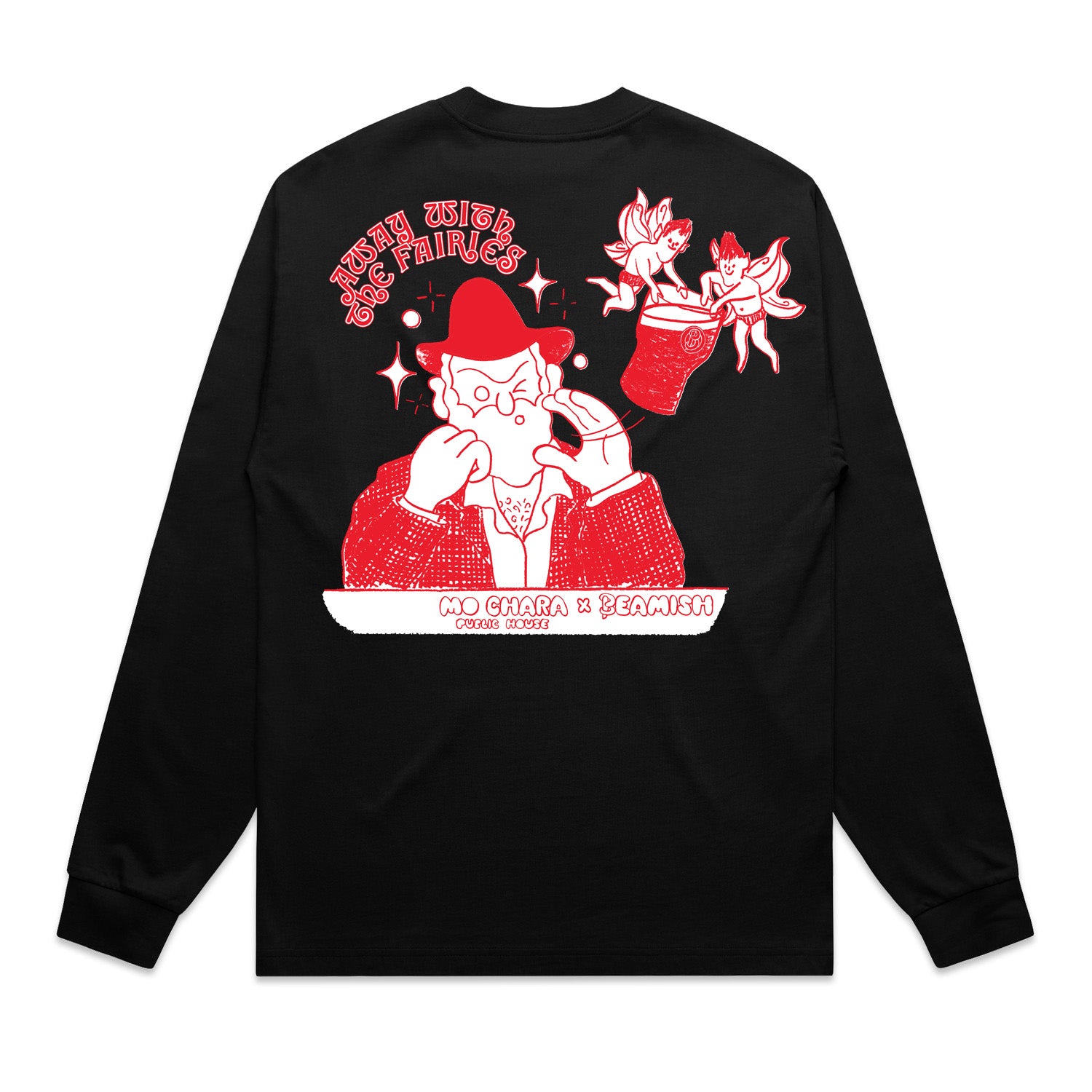 AWAY WITH THE FAIRIES L/S TEE