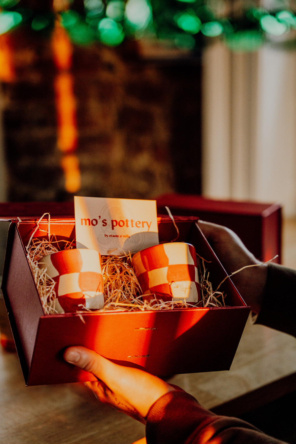 6OZ CHECKERS COFFEE TUMBLER SET