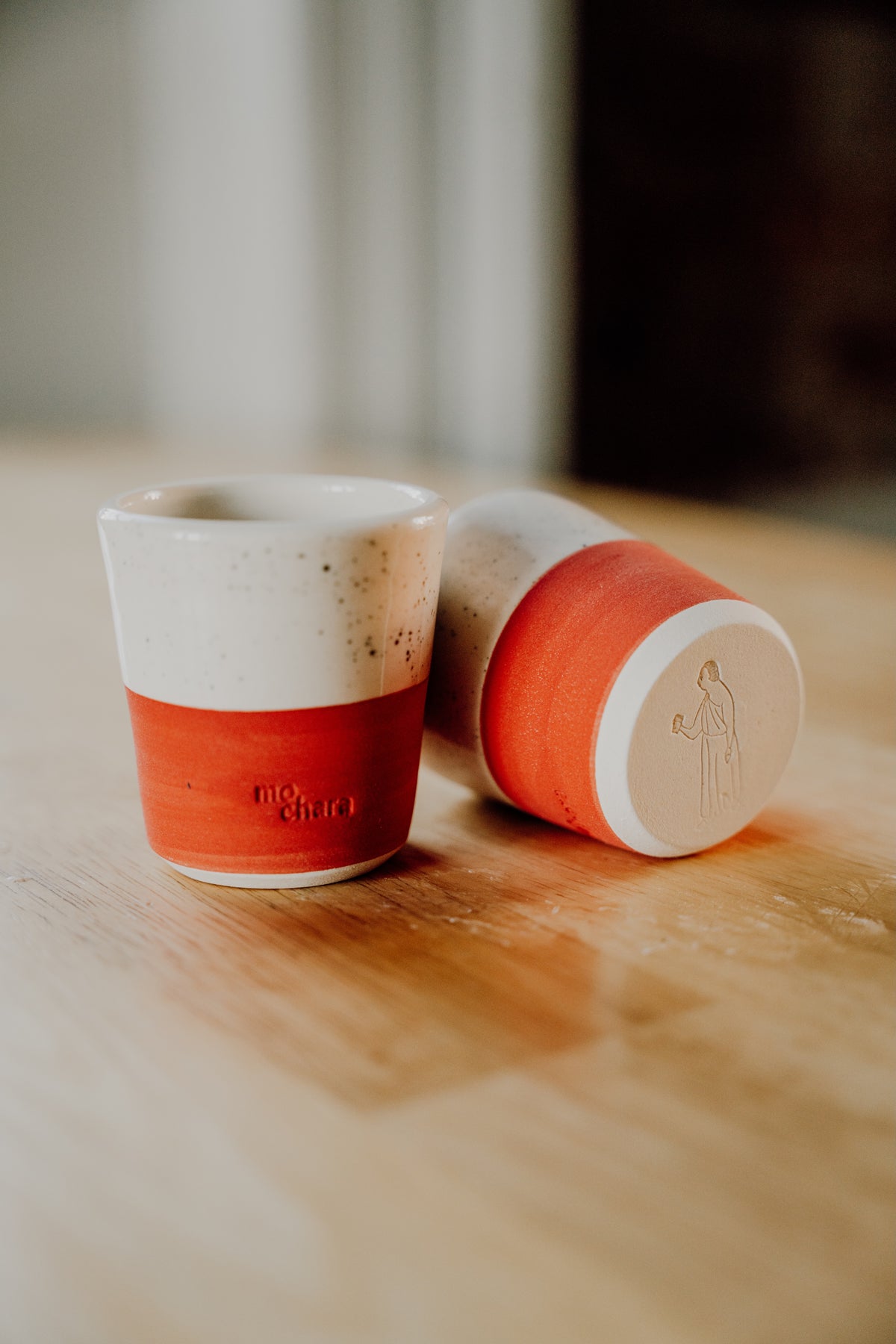 4oz speckles coffee tumbler set
