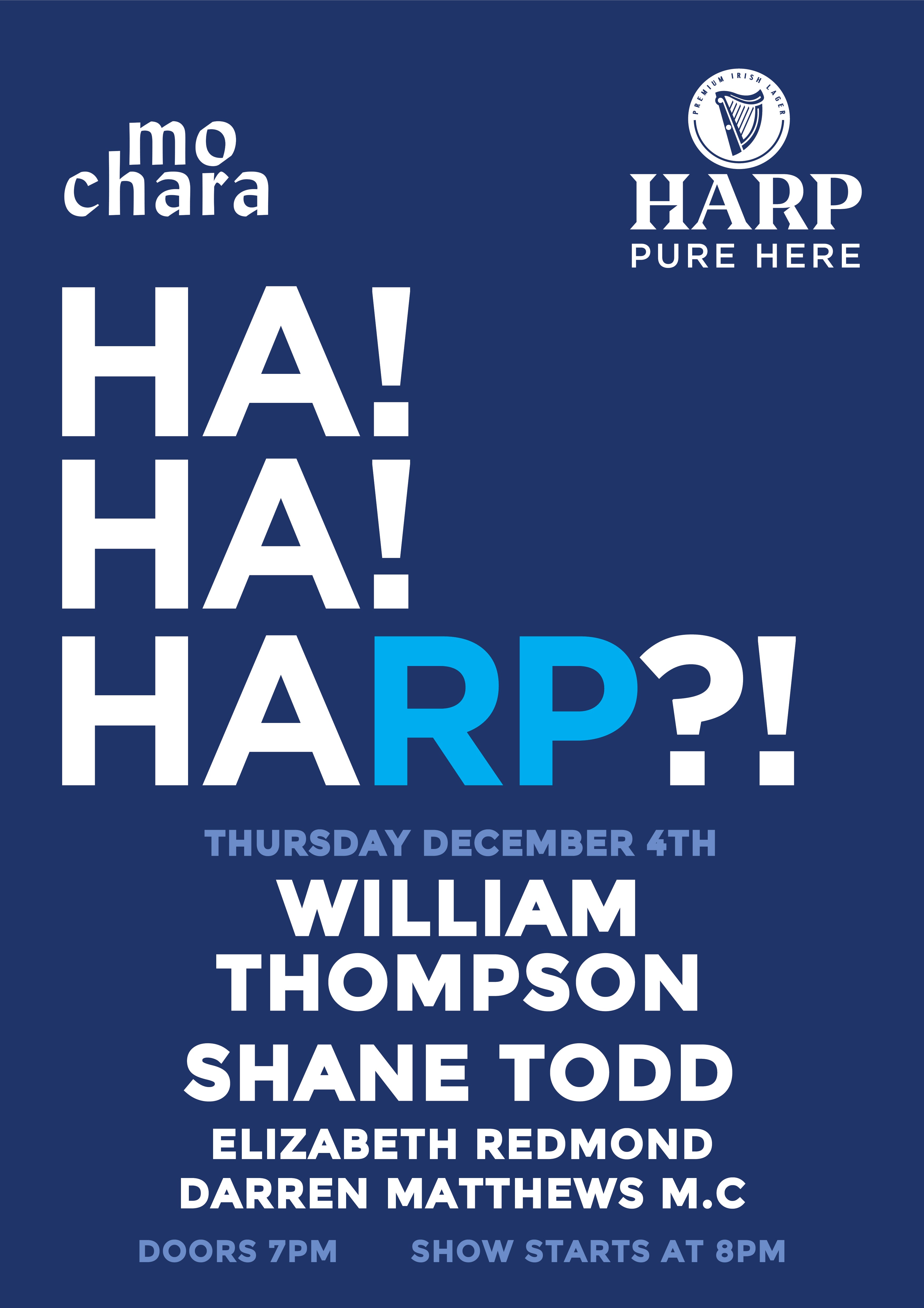 HAHAHARP: SHANE TODD AND WILLIAM THOMPSON