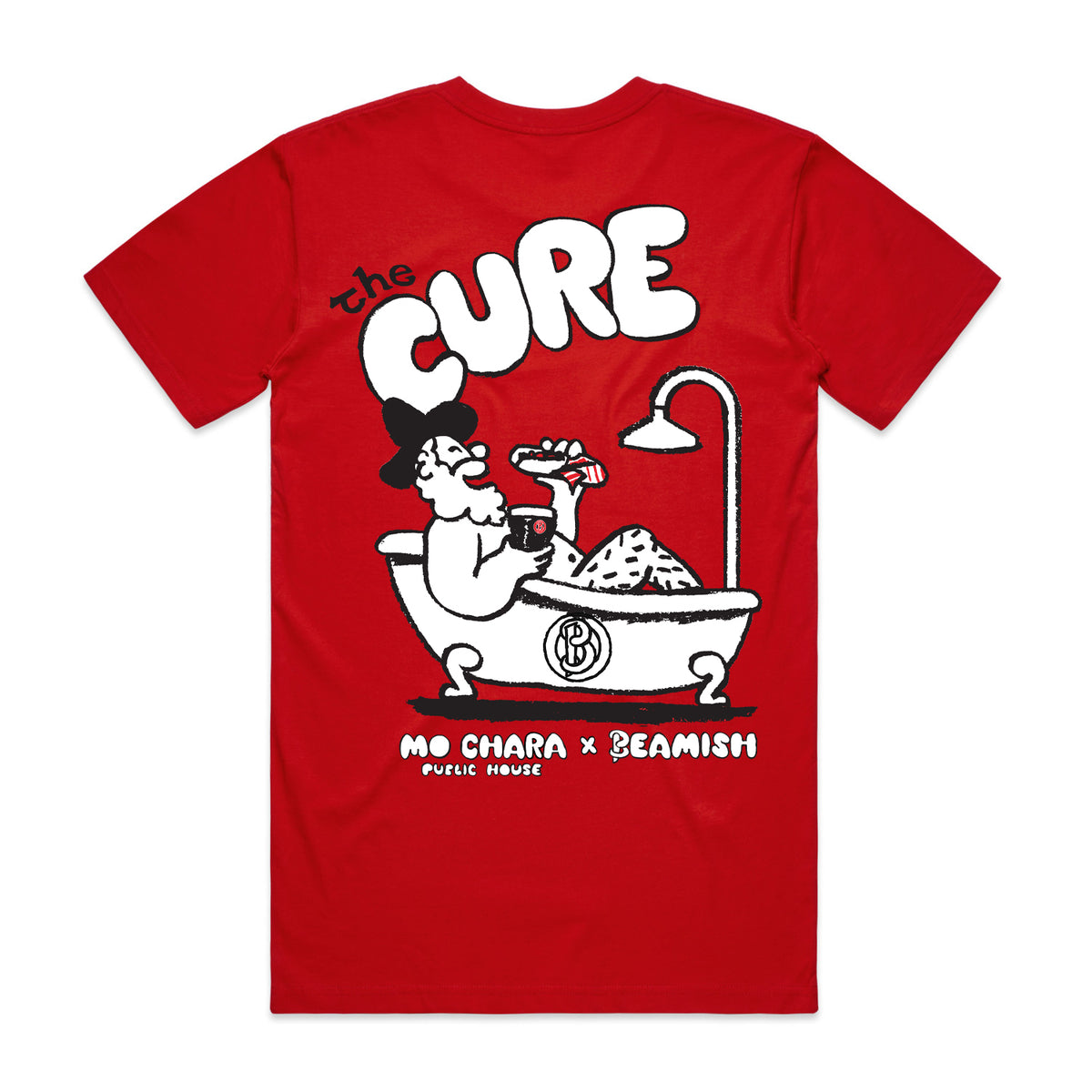 the cure bathtub tee