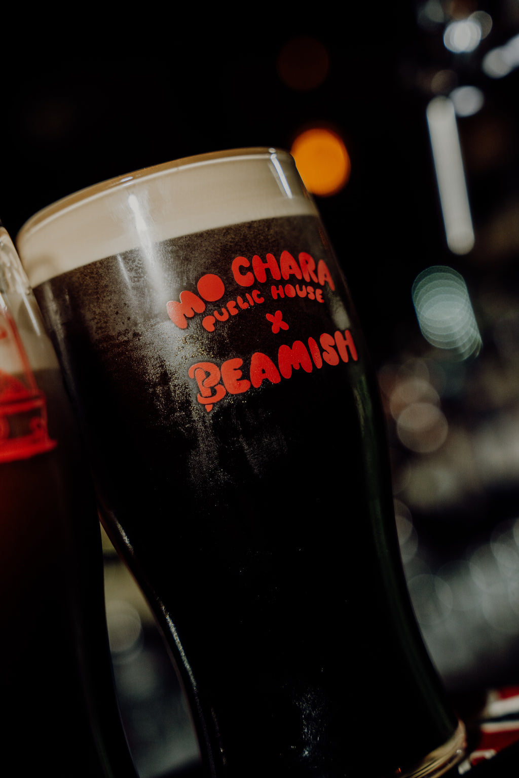 2 x THE CURE PINT GLASS